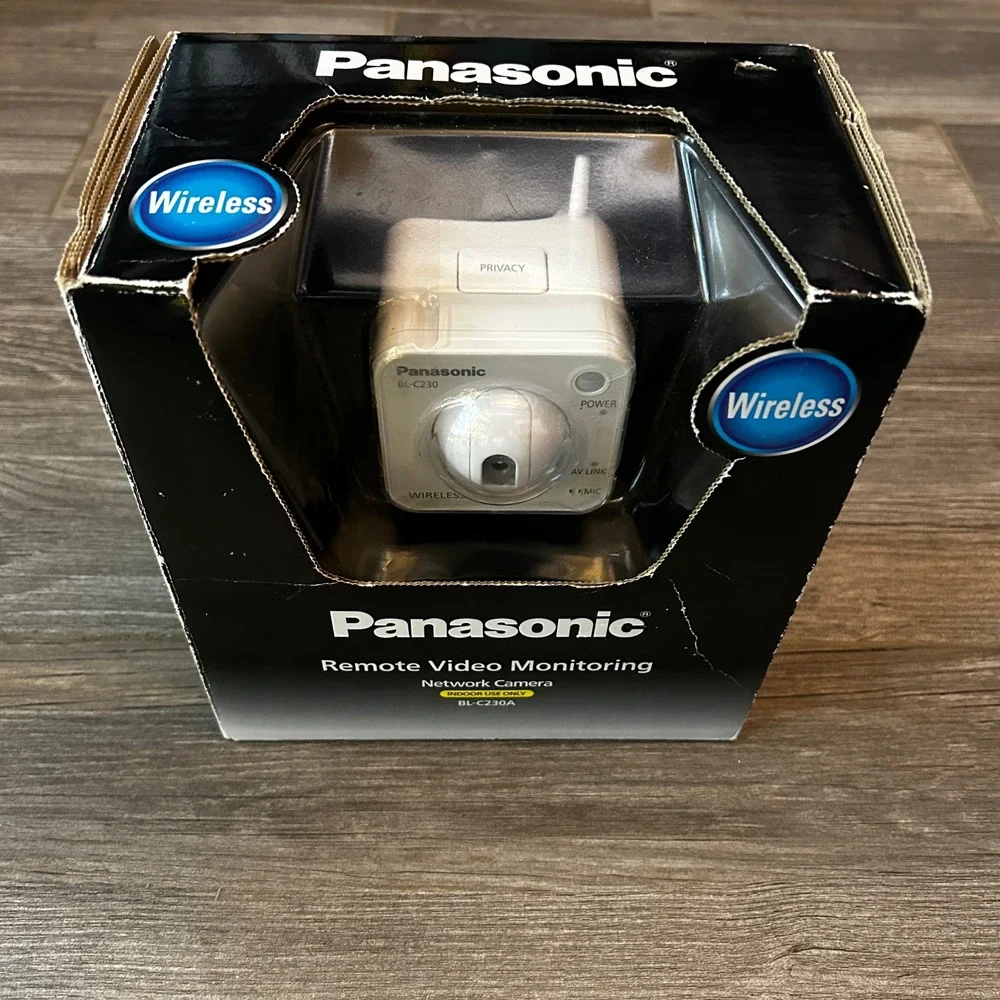 New Panasonic BL C230A Wireless‎ Remote Video Network Camera Indoor Use Only